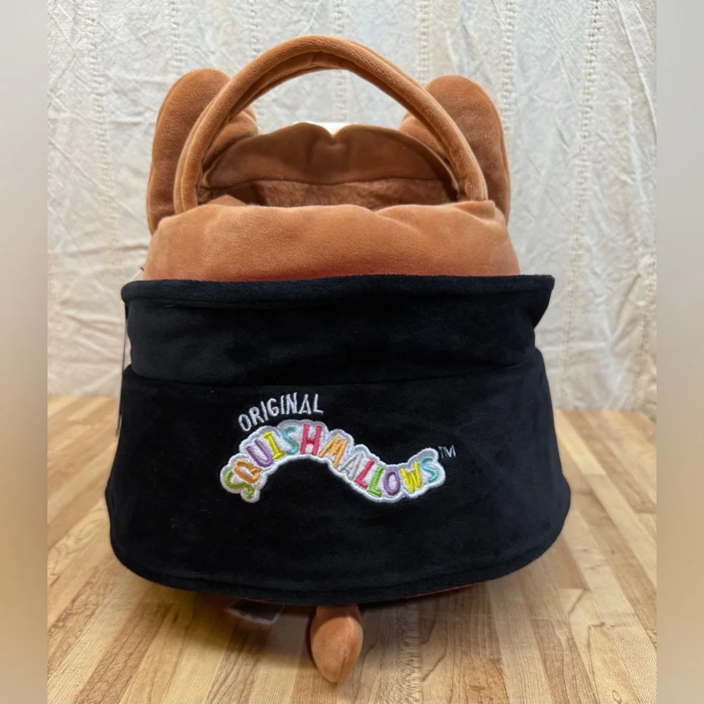 Squishmallows Reginald Vampire Corgi Treat Pail Ultra soft Official Plush